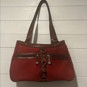 Etienne Aigner Women's Canvas Shoulder Bag